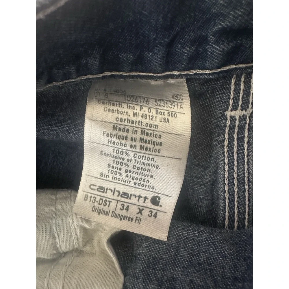 Men's Carhartt denim Jeans Size 34x34